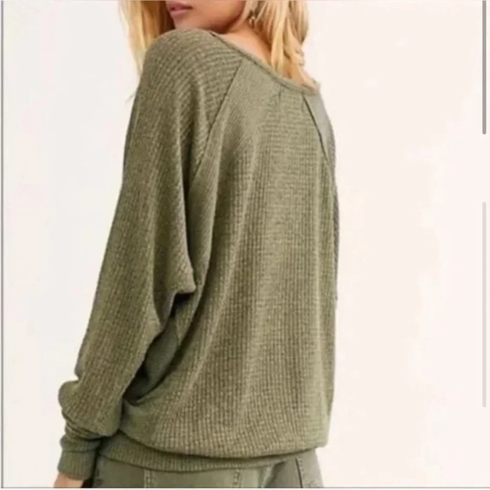 NWOT Free People Santa Clara Thermal - Picture 2 of 9